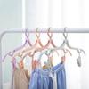 Four clip-on portable hangers and one folding hanger for easy storage. Ideal for travel, business trips, and indoor laundry drying. (4 colors availabl