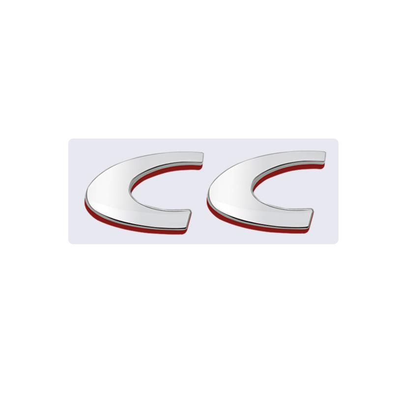 Adesivo Metallico 3D SQOB1 Emblema Decorazione RC 206 CC Adesivi per Bagagliaio Posteriore Per Peugeot Car Styling