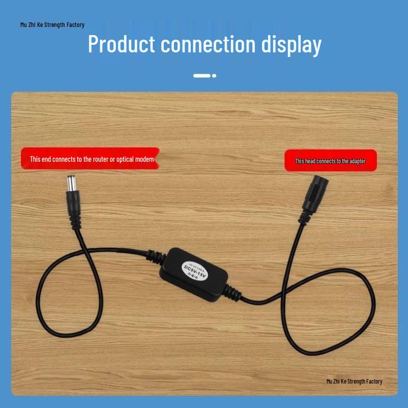 Automatic Power Reboot & Reset Controller for Modem with Timer and Connection Cable