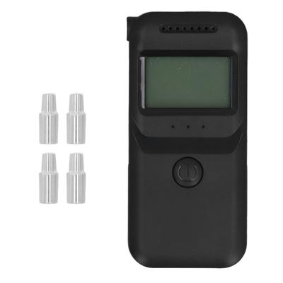 MR997 Alkoholtester Professionelle Genauigkeit LCD Digitalanzeige Atemalkoholtest mit 4 Stück
