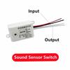 220V Sound Light Control Sensor Switch Auto Intelligent Sound Voice Sensor Switch for Corridor Bath Warehouse Stair