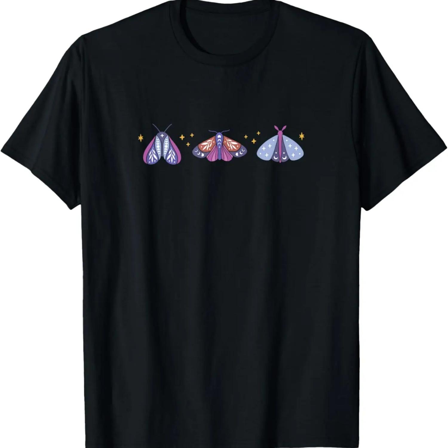 Cottage Core Aesthetic Luna Moth Cottagecore T-Shirt S чёрный