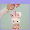 Plush Bunny Keychain For Kids Girls With Pp Cotton Filling Perfect For School Bag Decor