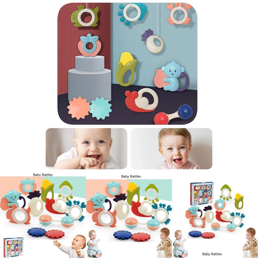 Baby Rattle Gift Set 10 Piece Bundle For Newborns