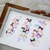 Mini French Bow Tie Nail Art Decorations - Mixed Size Colored Resin Rhinestones Accessories