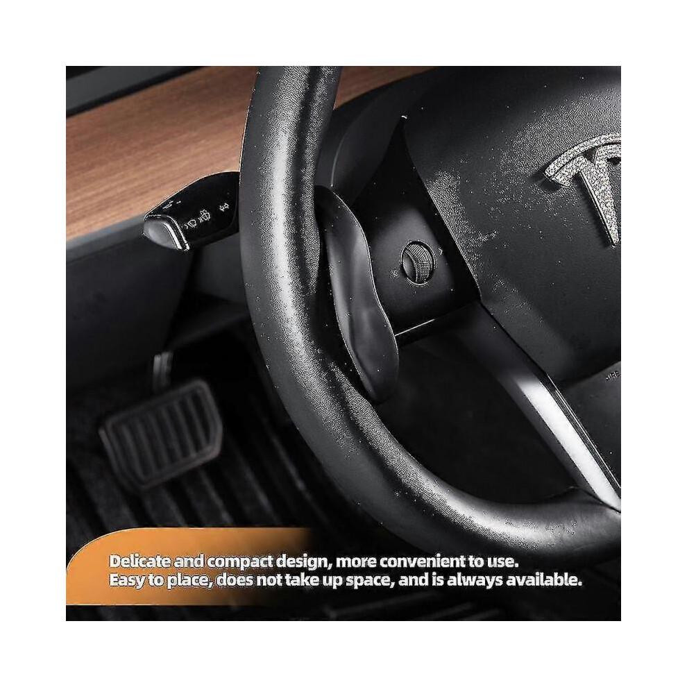 (B) For Tesla Model 3 Y S X Counterweight Ring Autopilot Fsd Automatic Assisted Driving Ap Steering Whee