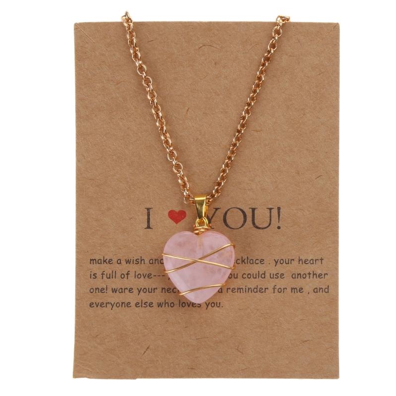 Castle Cosplay Necklace Novelty Heart Necklace Anime Cosplay Halloween Natural Stone Necklace Jewelry for Fans Kids