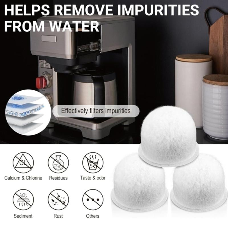 6PCS Water Filters Coffee Filter Home Coffee Brewing Filter Coffee Machines Part Suitable for WGCM100S WGCM110S WGCM120S