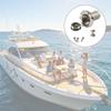 Premium 38mm Marine Deck Filler Lid 316 Stainless Steel With Safety Link And O Shape Gasket For Boats