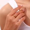 Simple And Versatile Women'S Ring, Fashionable Daily Accessory Temperament Commuting Ring, Niche Design Jewelry.