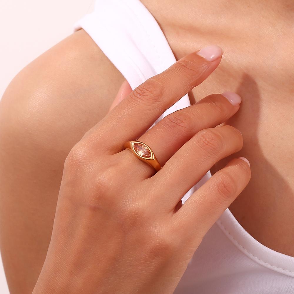 Simple And Versatile Women'S Ring, Fashionable Daily Accessory Temperament Commuting Ring, Niche Design Jewelry.