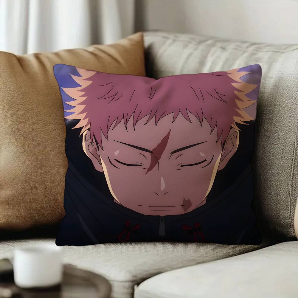 Anime-Charakter Yuji Itadori Kissen Geschenke Heim-Büro-Möbel Schlafzimmer Sofa Auto Kissenbezug Hülle xcm