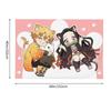 Christmas Demon Slayer Cutecore Tapestry Wall Hanging Blanket Tapestry Home Decor Items Wall Decorations