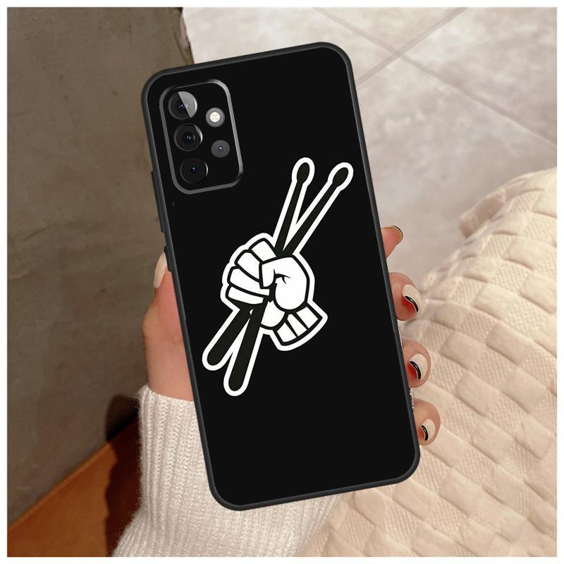 Musical Instrument Drum For Samsung Galaxy A15 A35 A55 A32 A12 A22 A52 A06 A54 A34 A14 A56 A36 A26 A16 A13 A53 Case
