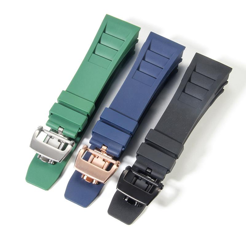 20mm solid stainless steel buckle Replace for Richard Watch Mille Folding Clasp RM strap Watchband Butterfly buckle