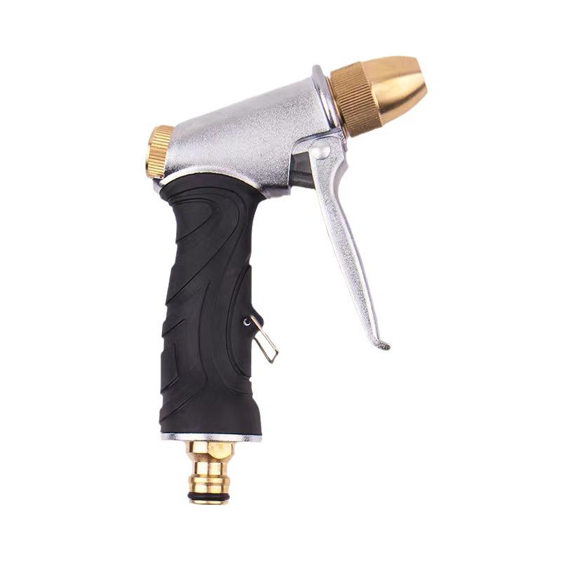 High-Pressure Rubber-Coated Water Gun for Car Wash and Garden Use