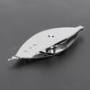 2Pcs Silver Tatting Shuttle Iron Sewing Accessory Durable Knitting Tool  Weaving Machine Use