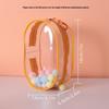 18cm High-Transparency Vinyl Doll Case - Multicolor Stroller Bag with Hanging Option for Anime Collectibles