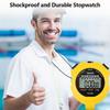 PULIVIA Sports Stopwatch Single Lap Split Digital Stopwatch for Sports Kids and Yellow Timer, Coaches, Swimming, Running,