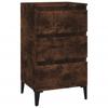 VidaXL Bedside Table Smoked Oak 40x35x70 Cm Engineered Wood 819673