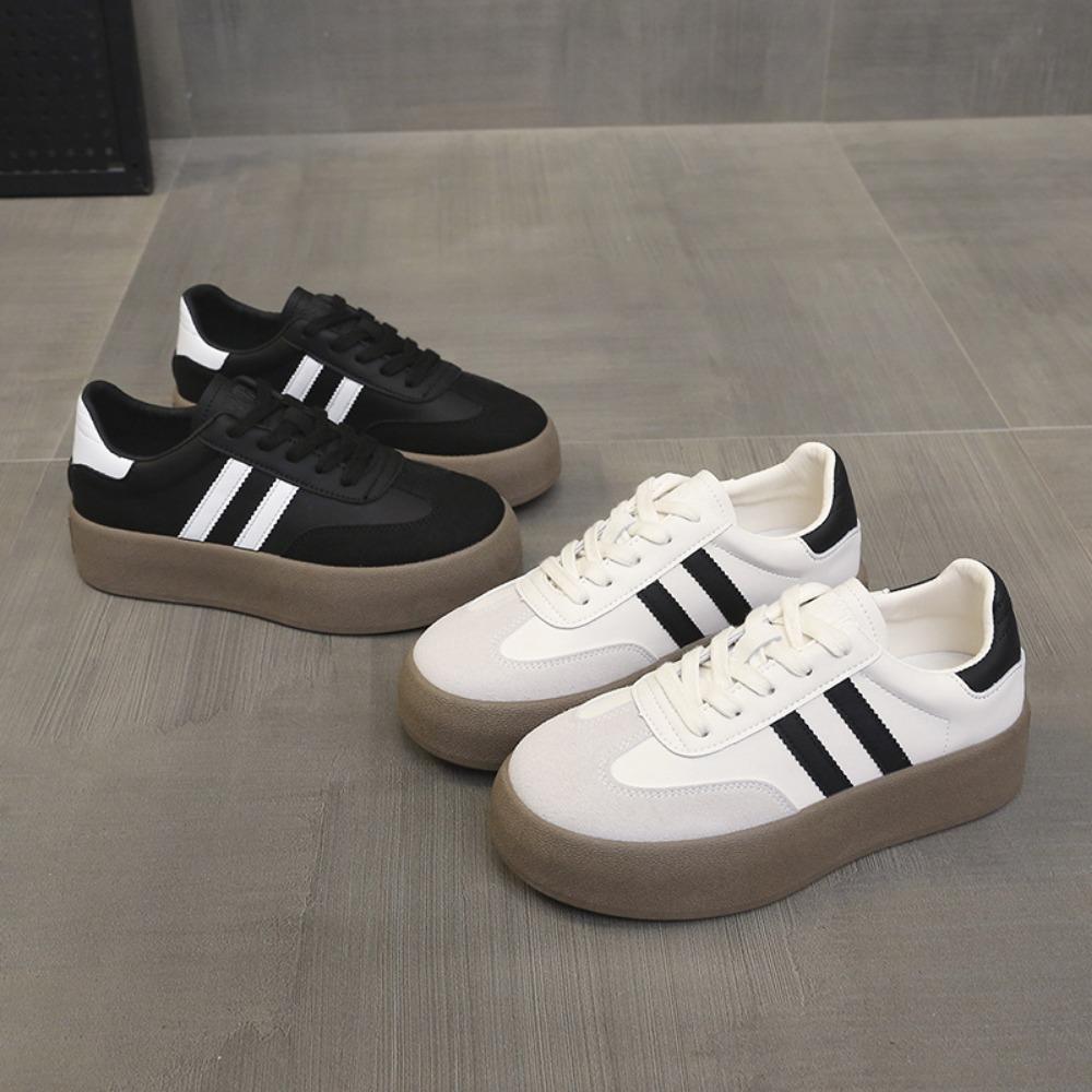 Spring and Summer Casual  Hick Soled Sports Board Shoes for Women