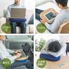 CIKALIN Knee Table with Table Cushion, Tablet, PC Table, Laptop Desk, Navy
