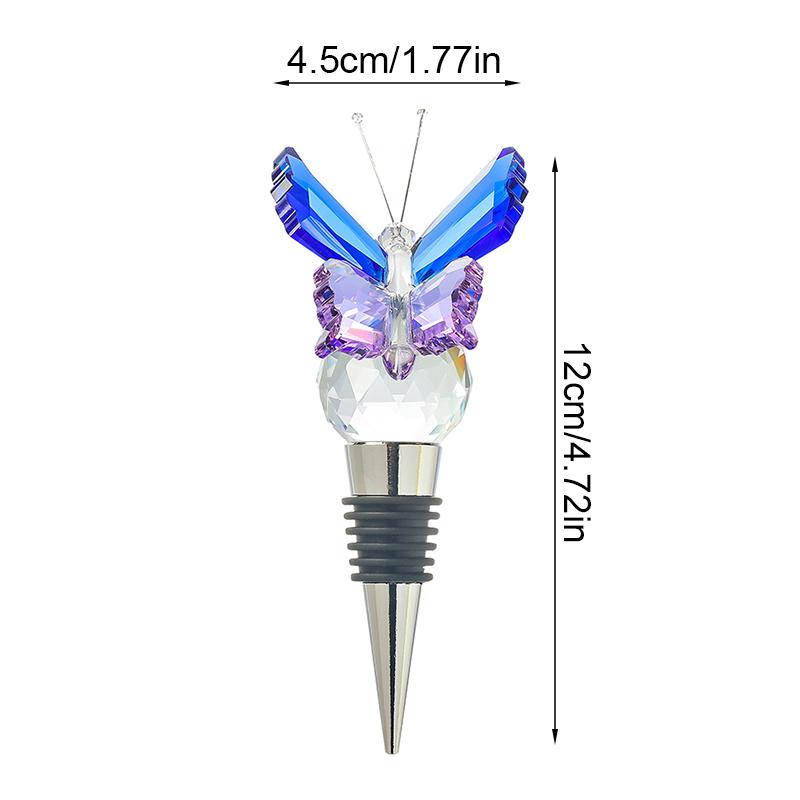 1PC Sealed Bottle Stopper Household Butterfly Party Cap Bottle Stopper Bar Crystal Festivals Multiple Options Available
