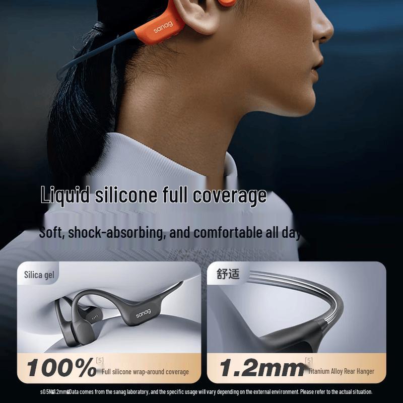 SANAG B77SProMax Bone Conduction Swimming Bluetooth Headset