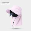 Junbie Outdoor Wide Brim Sun Hat with Neck Flap and Visor