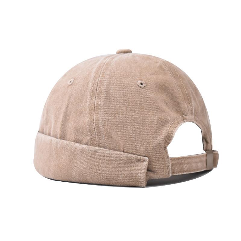 Waterwashed Denim Cap Men Street Style Unstructured Sun Protection Sunshade Summer