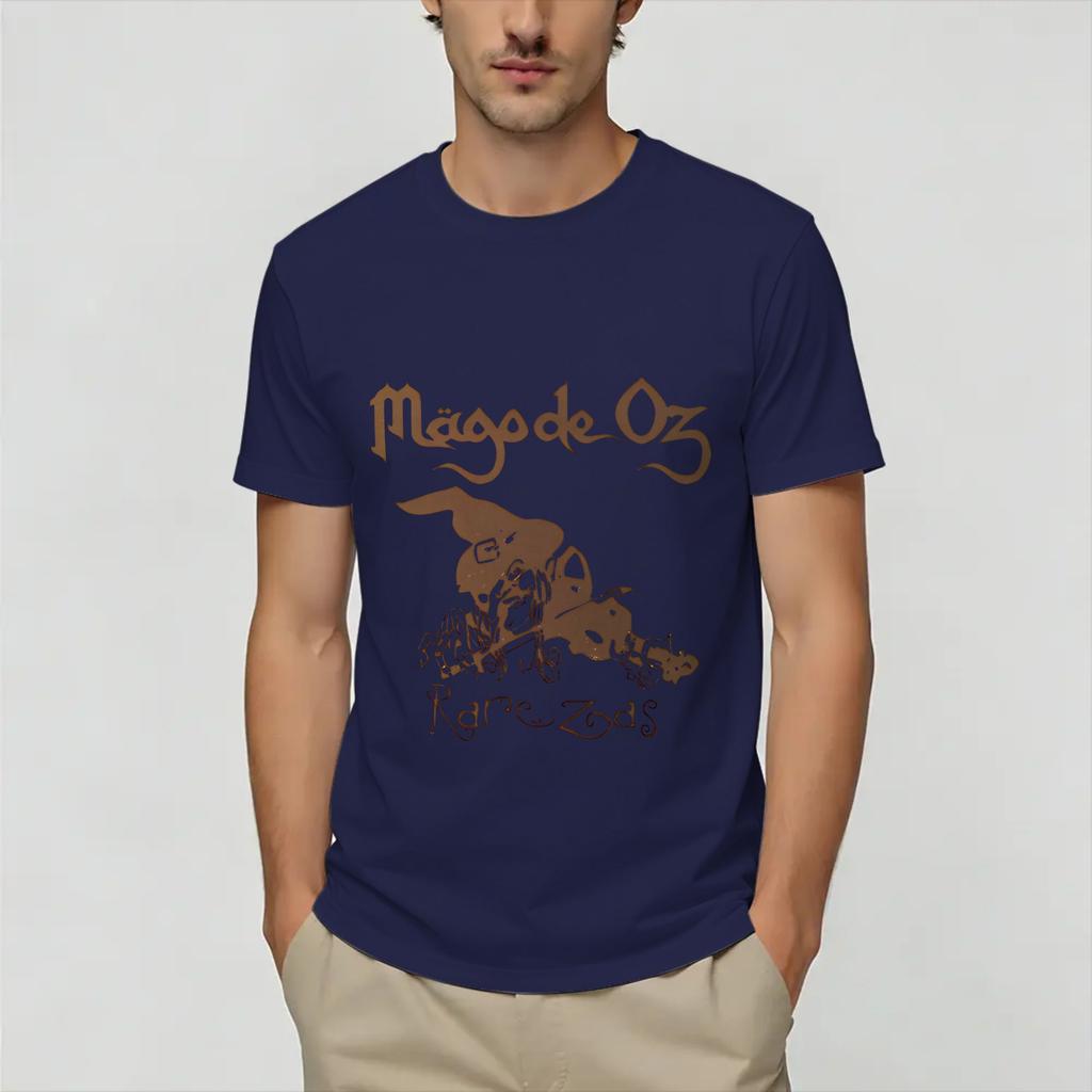 Harajuku T-Shirt Sommer Der Zauberer von Oz Mode T-Shirts 100% Baumwolle T-Shirt für Unisex Y2K Spaß Große Größen Kurzarm Oberteil T-Shirts