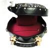 Retro Chic Round PU Handbag With Clock Face Design Womens Shoulder Crossbody Bag Daily Wear