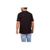 Puma Logo Buchdruck Muster Rundhals Kurzarm T-Shirt Herren Oberteile Schwarz 538296-01