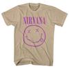 Nirvana - Purple Happy Face - Band Shirt (T-Shirt)