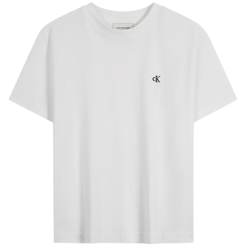 Calvin Klein Jeans Women s Embroidered Cotton T-Shirt S