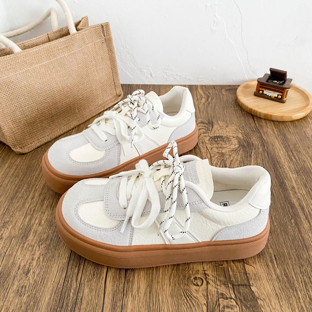 XY-A500 lightweight niche moral training big head shoes women's shoes 2025 new popular board shoes white shoes casual ugly cute