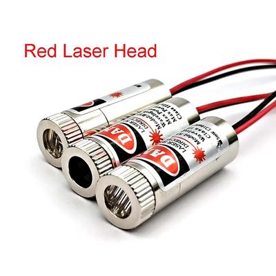650nm 5mW Czerwony punktowy / liniowy / krzyżowy moduł laserowy Głowica szklana soczewka z możliwością ustawiania ostrości Klasa przemysłowa