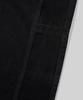 Beodeonteu Garment Dyed Cut-Out Pocket Wide Twill Pants [Black]