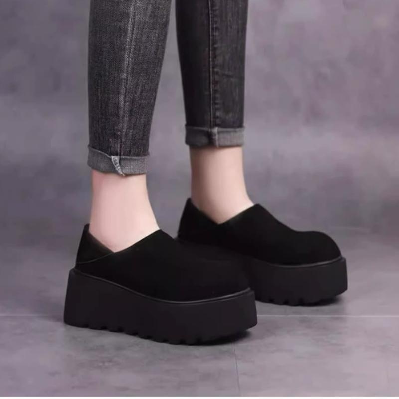 Fashion Winter Women Baotou Outdoor Fashion Ankle Shoes New 2024 Trend Walking Warm Cozy Designer Platform Slippers Slides Women