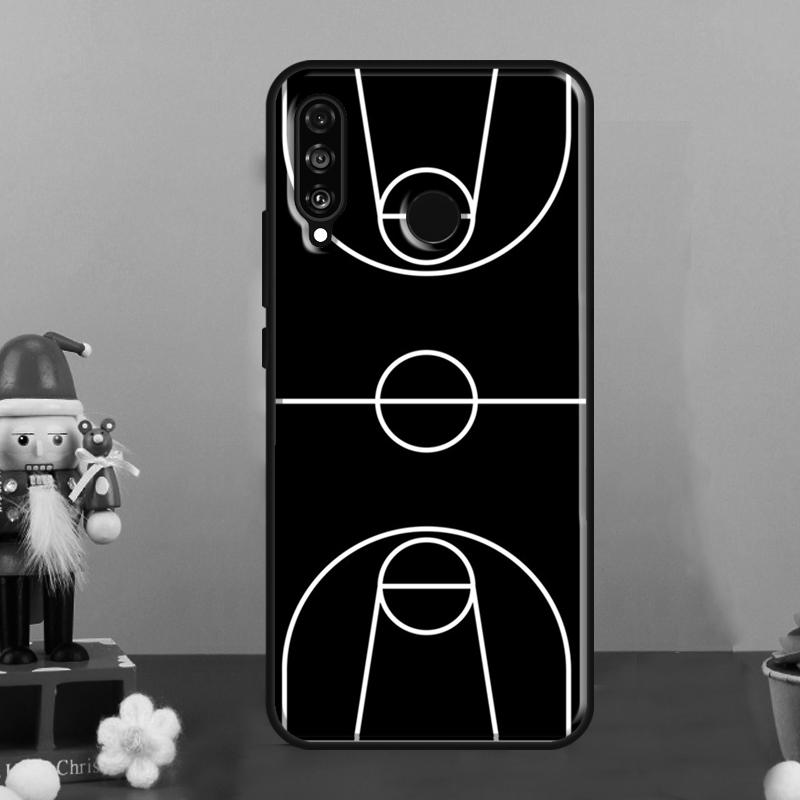 Basketball Court For Huawei Nova Y70 Y90 Y60 Y72 Y73 Y61 Y91 9 10 SE 12i 12s 11i 8i P30 P40 Lite P60 Pro Case