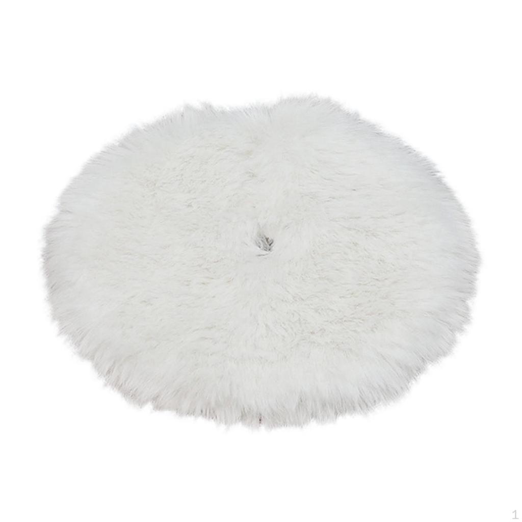 Christmas Tree Skirt Decoration Rustic Round Farmhouse Supplies Reusable Decor Xmas