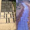Moule de chaussée de promenade de jardin, bricolage, pavage manuel, ciment, brique, moules en béton, fabricant de chemins