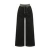 SELLY'S Stitch Denim Color Block Elastic Pants_I6A-Cpt001