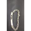 Used GUCCI 1546 H Silver Chain Bracelet