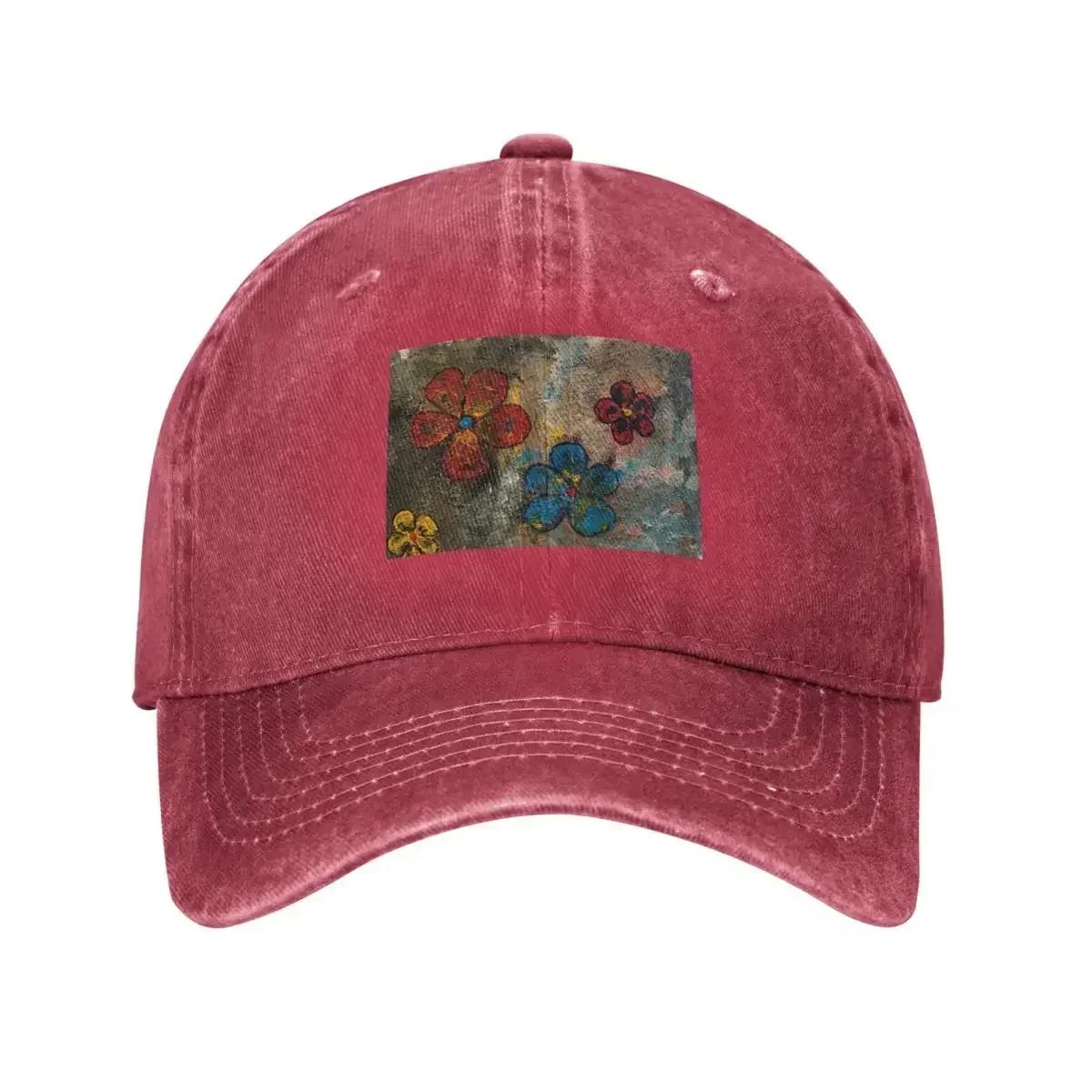 

four flowers Baseball Cap Visor Cosplay Golf Womens Hats Unisexs