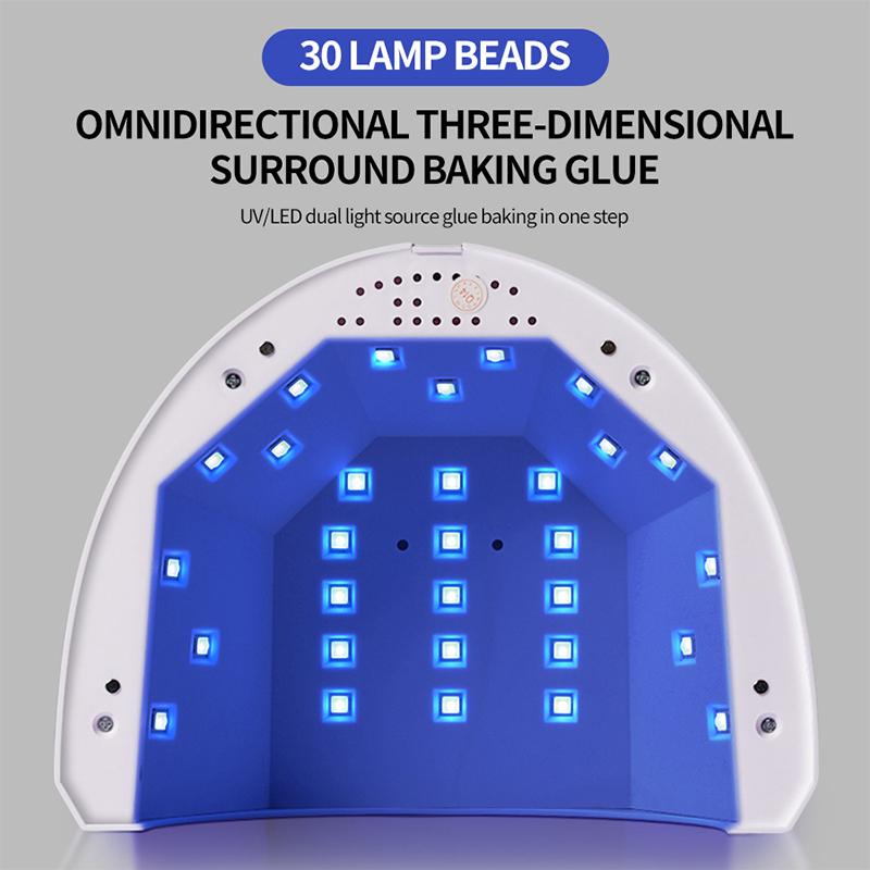 Professional Nail Lamp Led Manicure Uv Lamp Nail Dryer For Uv Gel Led Gel Nail Machine Infrared Sensor