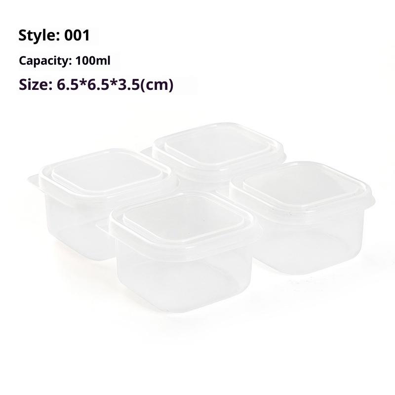 

4/6Pcs Baby Food Freezer Storage Container Baby Food Storage Container Blocks With Storage Tray 4pcs белый