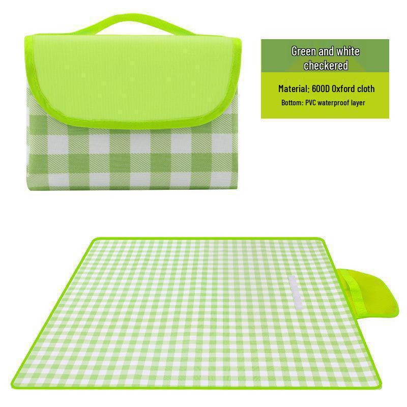 

Thickened Waterproof Oxford Cloth Picnic Mat with Aluminum Foil - Foldable, Moisture-Proof for Camping, Beach, and Outdoor Use 100x150cm