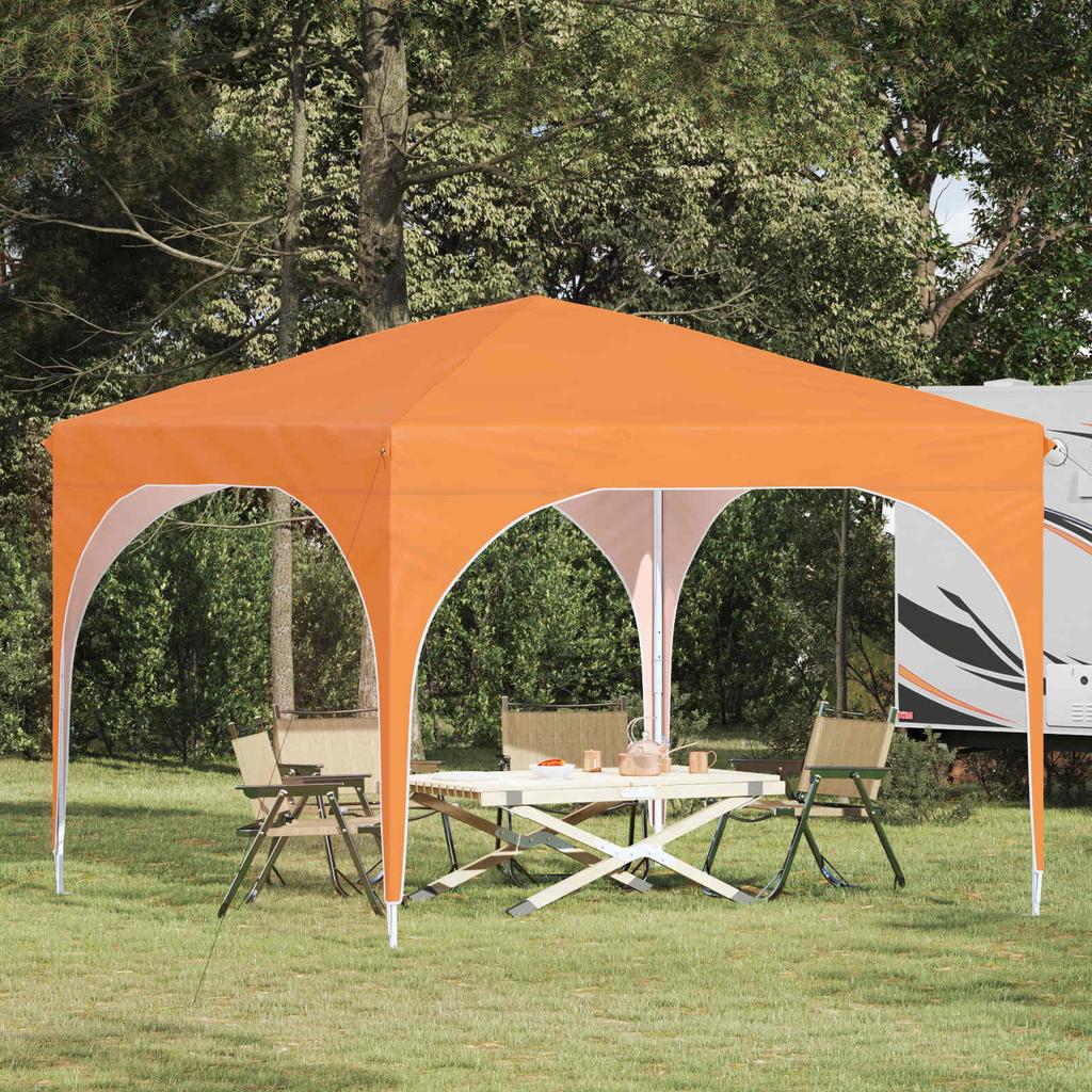 Pop Up Party Tent 290 X 290 X 245 Cm Orange