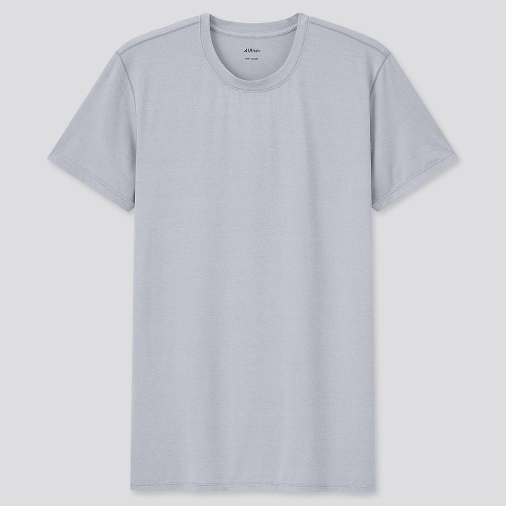 

Рубашка с круглым вырезом и короткими рукавами UNIQLO AIRism